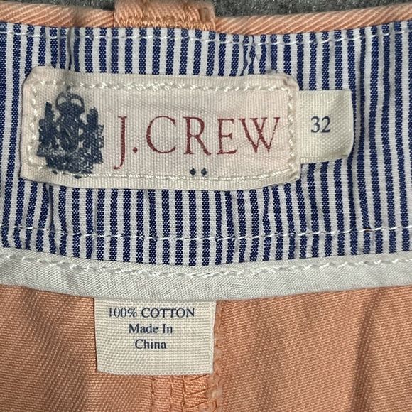 J. Crew Shorts Mens 32 Chino Pink Flat Front Cotton Casual Preppy Classiccore - Picture 4 of 14